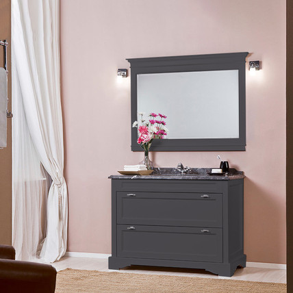 Тумба с раковиной Greenwich CG 120 графит (40 цветов)