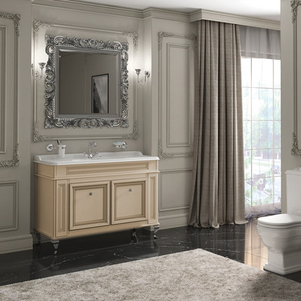 Тумба с раковиной Fresco CG 100 бежевая (40 цветов)