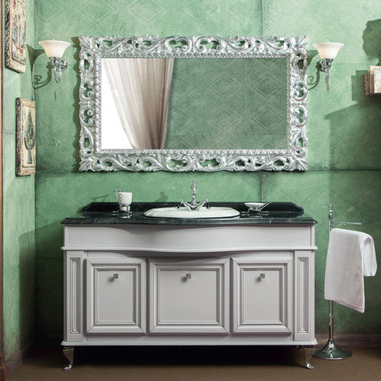 Тумба с раковиной Fresco CG 150 белая (40 цветов)