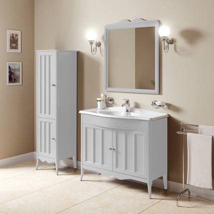 Тумба с раковиной Marsel CG 100 белая (8 цветов)