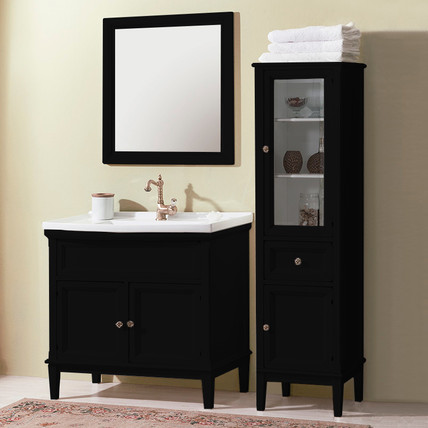 Тумба с раковиной Jardin CG 70 чёрная (40 цветов)