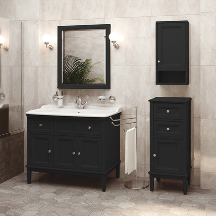 Тумба с раковиной Jardin CG 100 чёрная (40 цветов)