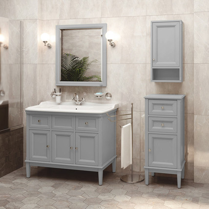 Тумба с раковиной Jardin CG 100 серая (40 цветов)