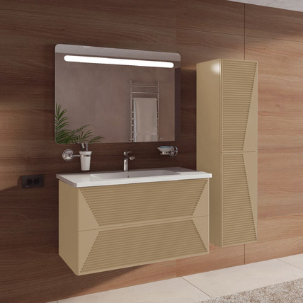 Тумба с раковиной Modo Terza CG 100 бежевая (25 цветов)