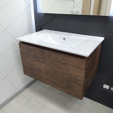 Тумба с раковиной Flay SV 120 натуральное дерево (250 цветов)