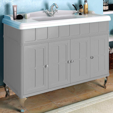 Тумба с раковиной Borgo CG 120 белая (33 цвета)