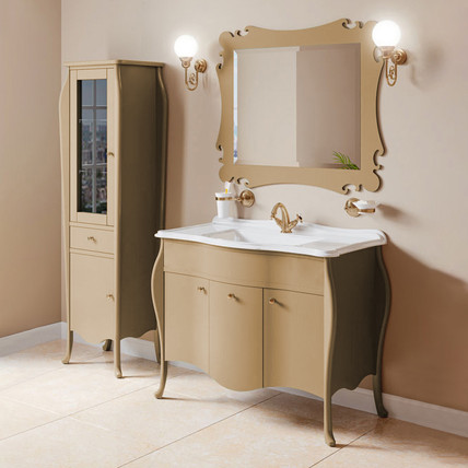 Тумба с раковиной Venezia CG 90 бежевая (33 цвета)