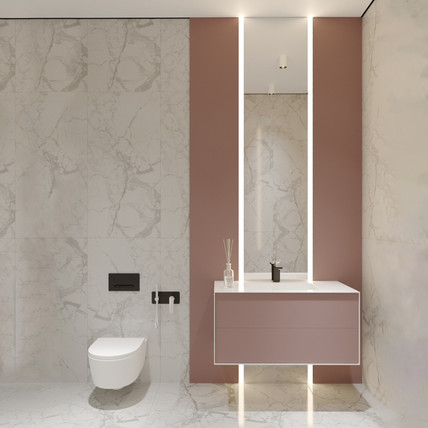 Комплект мебели Minimal-2 AR 80 розовый (490 цветов)