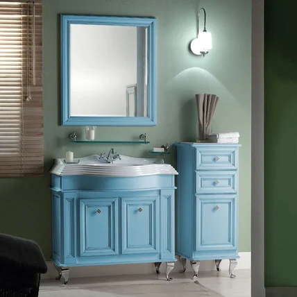 Комплект мебели с раковиной Fresco CG 80 голубой (40 цветов)