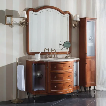 Тумба с раковиной Imperio-1 CG 120 дерево (40 цветов)