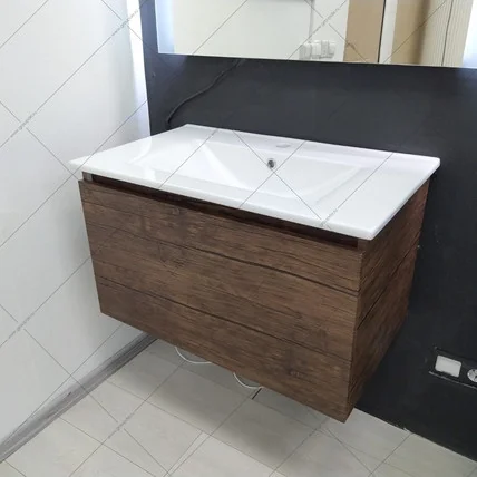 Тумба с раковиной Flay SV 100 натуральное дерево (250 цветов)