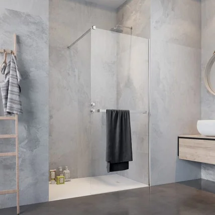 Ограждение для душа walk-in Modo new II S RW 110 прозрачное/хром