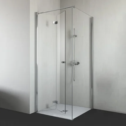 Душевое ограждение распашное Essenza new KDJ-B 80x120 прозрачное/хром