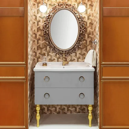 Тумба с раковиной Brighton CG 70 серая (40 цветов)